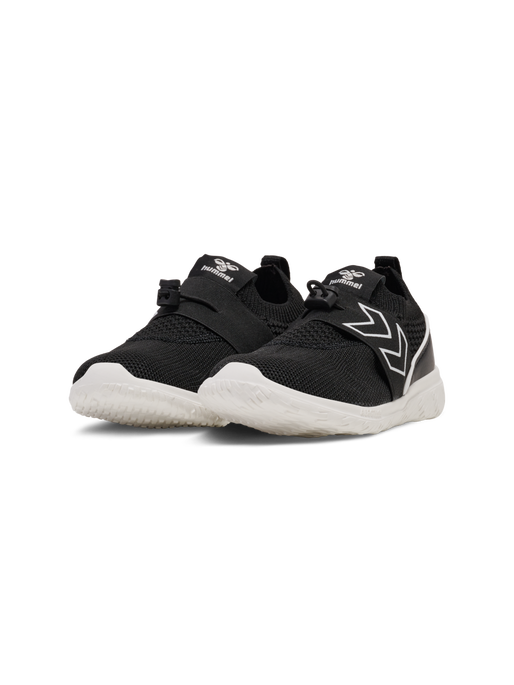 ACTUS KNIT SLIP-ON RECYCLED JR, BLACK, packshot