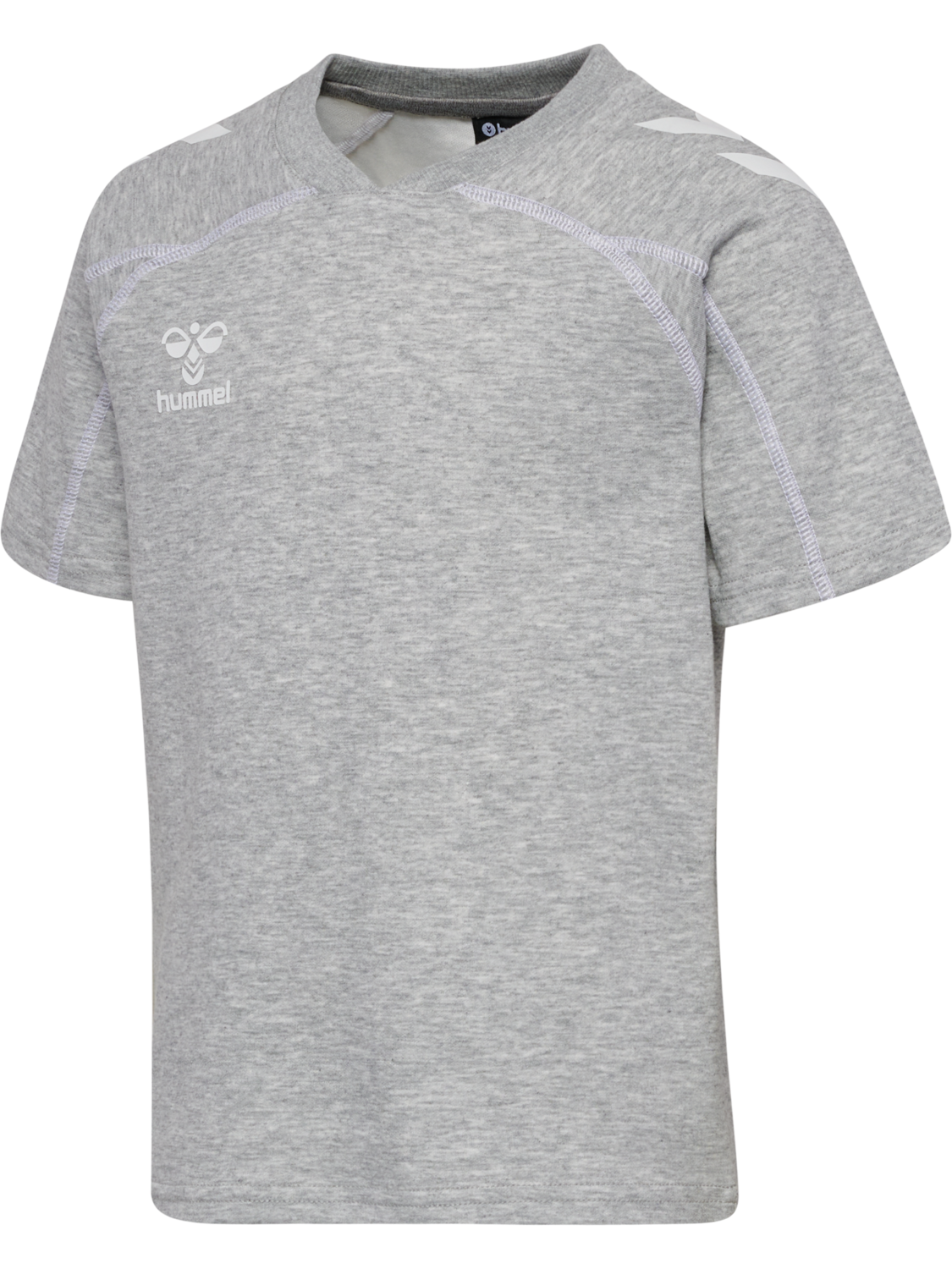 hmlMOVE 2.0 T-SHIRT S/S KIDS, GREY MELANGE, packshot