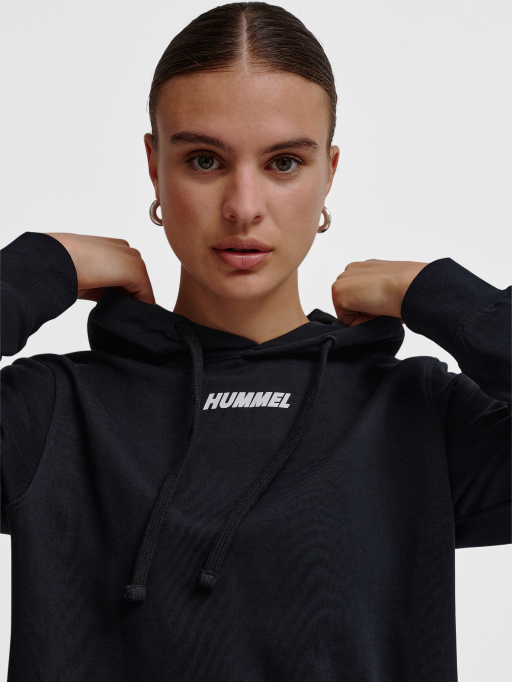 Short hoodie women's discount
