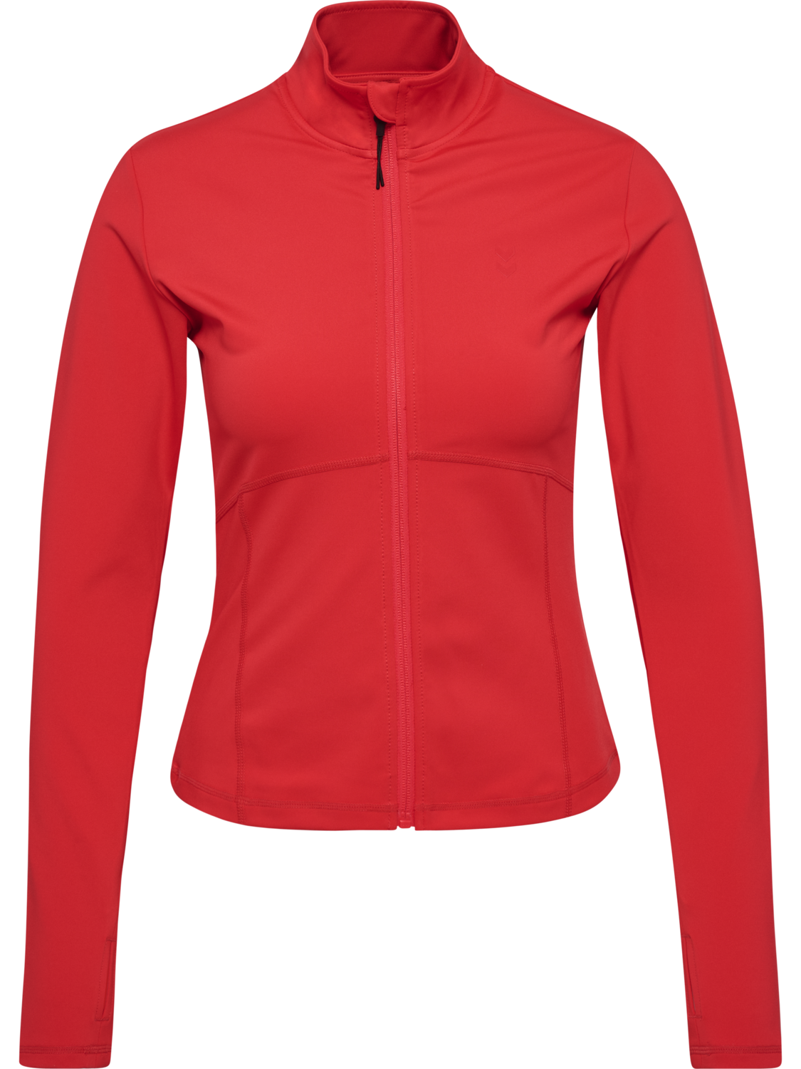 hmlPRIMA W ZIP BLOUSE, CHINESE RED, packshot