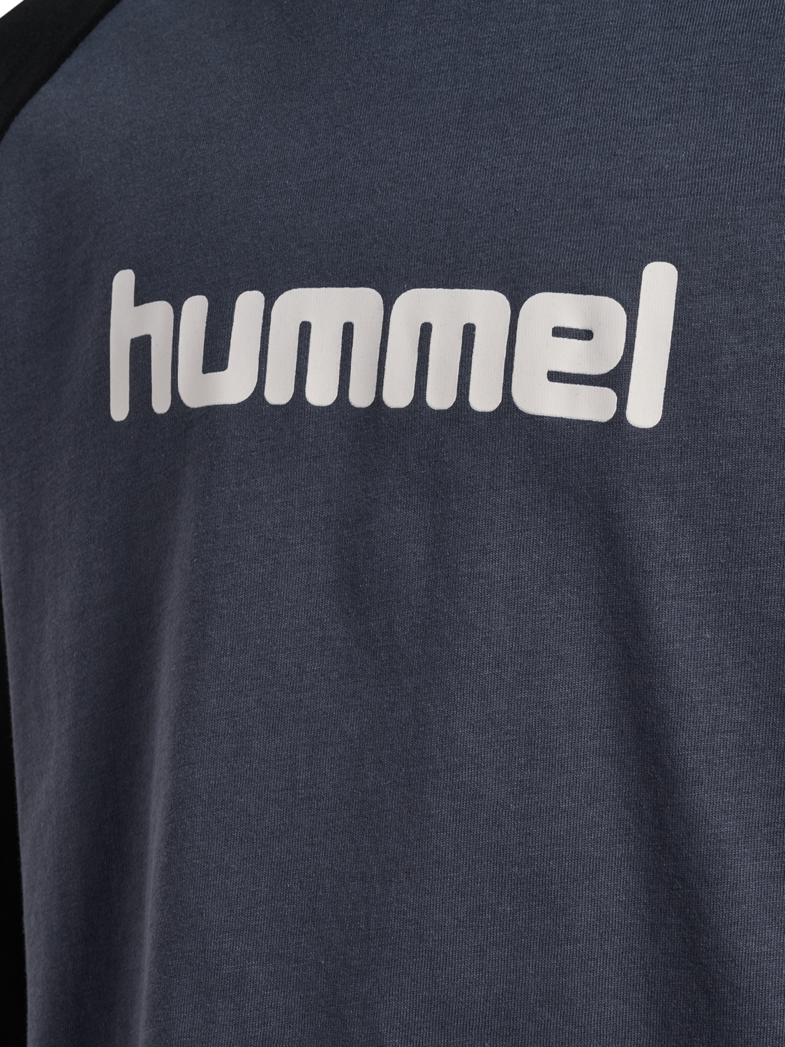 hmlJR LOGO T-SHIRT L/S, OMBRE BLUE, packshot