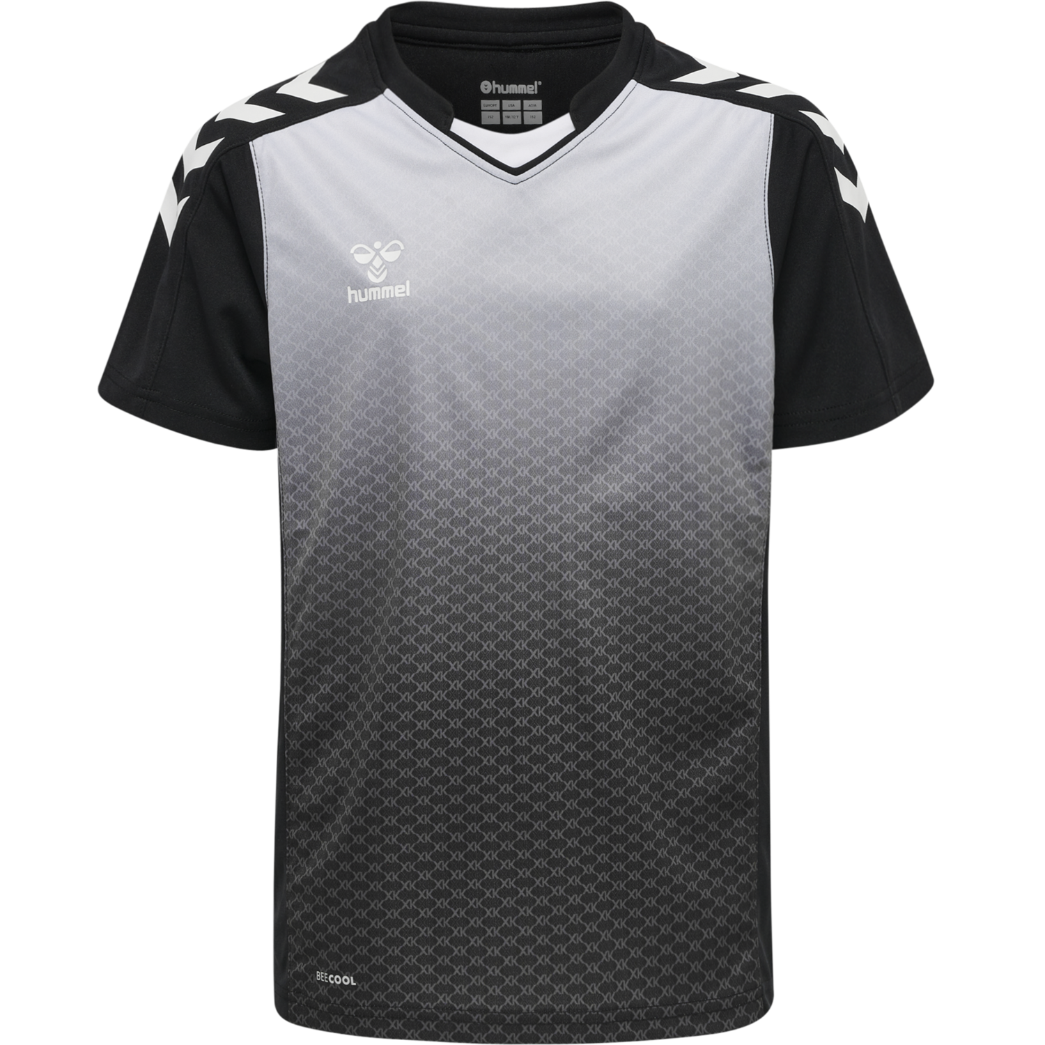 hmlCORE XK SUBLIMA JERSEY S/S KIDS, BLACK, packshot