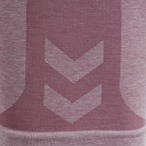 hmlROSA SEAMLESS SHORTS, DUSKY ORCHID MELANGE, packshot