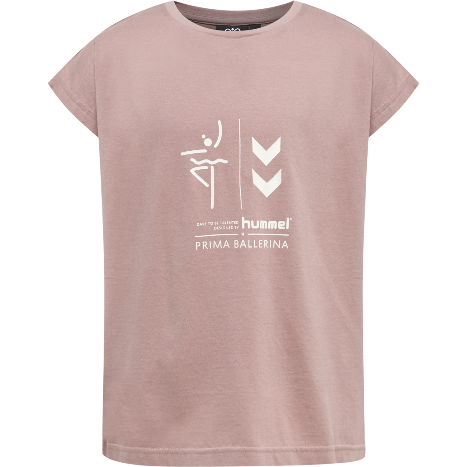 hmlPRIMA BEE T-SHIRT S/S, WOODROSE, packshot