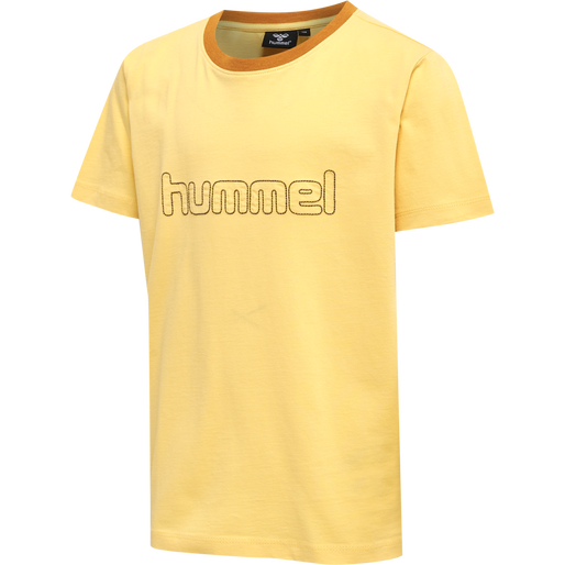 hmlCLOUD T-SHIRT S/S, CORNSILK, packshot