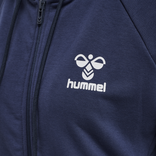 hmlNONI 2.0 ZIP HOODIE, PEACOAT, packshot