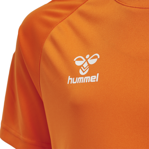 hmlCORE XK CORE POLY TEE S/S KIDS, ORANGE TIGER hmlCORE XK CORE POLY TEE S/S KIDS, ORANGE TIGER, packshot