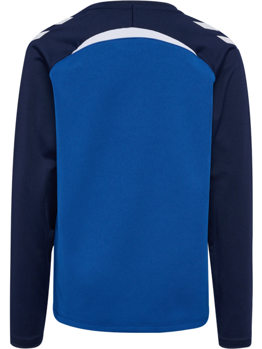 hmlLEAD 2.0 CREW SWEAT KIDS, TRUE BLUE/MARINE, packshot