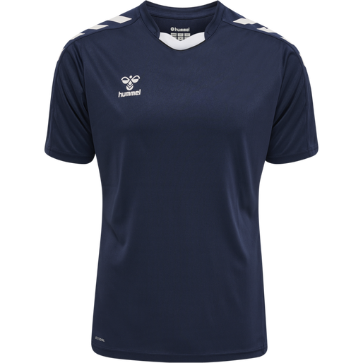 hmlCORE XK POLY JERSEY S/S, MARINE, packshot