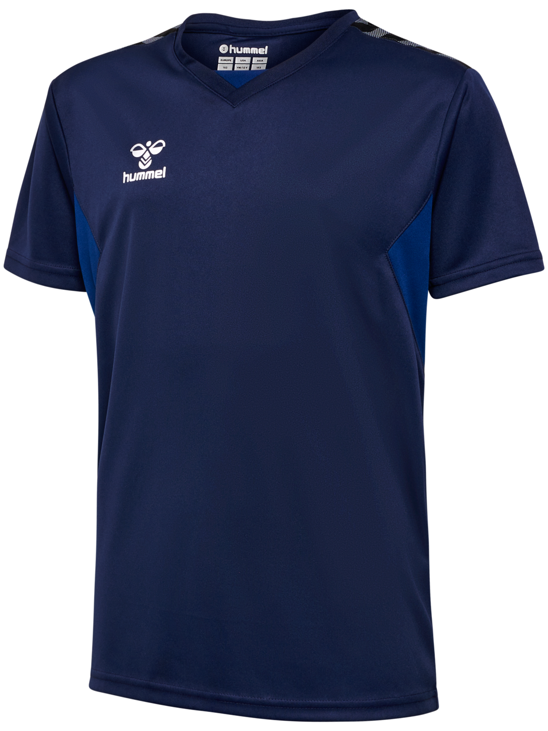 hmlAUTHENTIC PL JERSEY S/S KIDS, MARINE, packshot