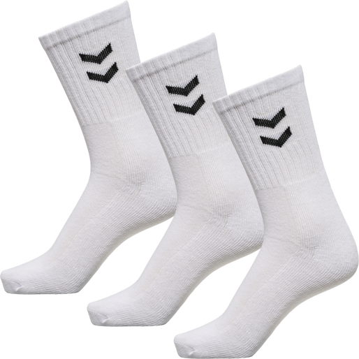 3-Pack Basic Sock, WHITE 3-Pack Basic Sock, WHITE, packshot