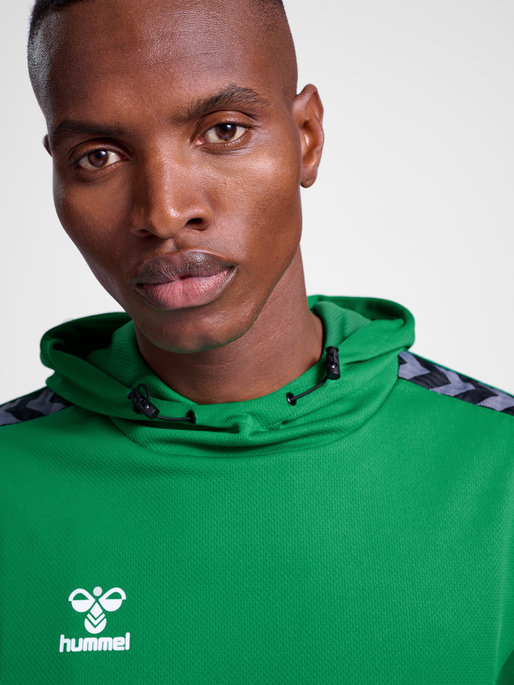 hmlAUTHENTIC PL HOODIE, JELLY BEAN, model