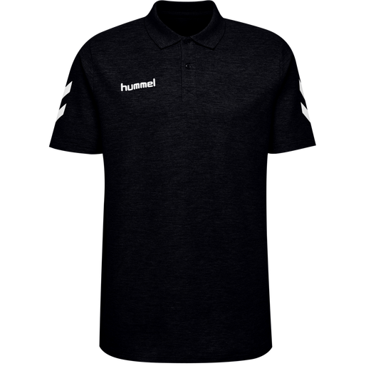 HMLGO COTTON POLO, BLACK HMLGO COTTON POLO, BLACK, packshot