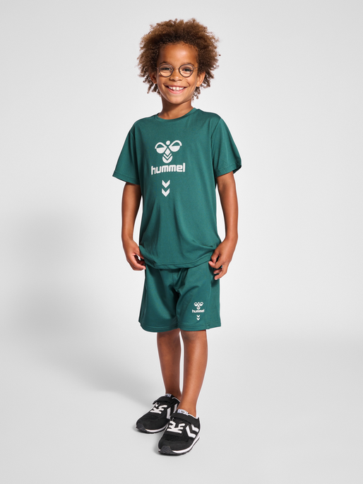 hummel SUPER FOOTBALL SHORTS SET MALLARD GREEN hummel