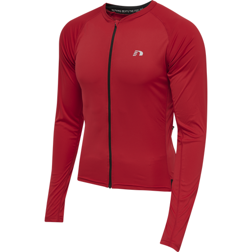 MENS CORE BIKE L/S JERSEY, TANGO RED, packshot