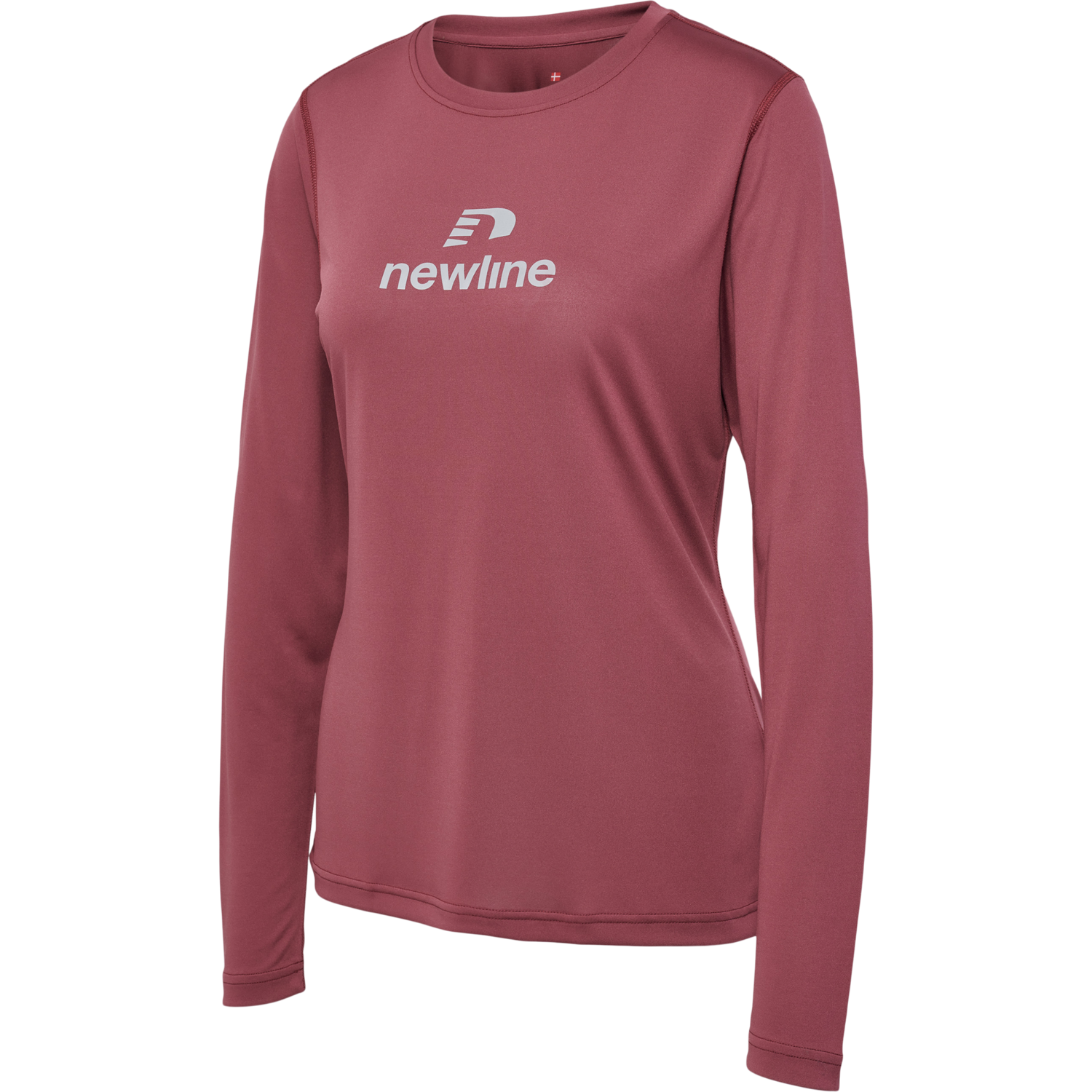 nwlBEAT LS TEE WOMAN, MAROON, packshot