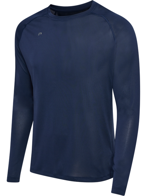 nwlBEAT T-SHIRT L/S, BLACK IRIS nwlBEAT T-SHIRT L/S, BLACK IRIS, packshot