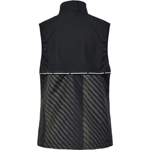 nwlPACE GILET WOMAN, BLACK BELUGA AOP, packshot