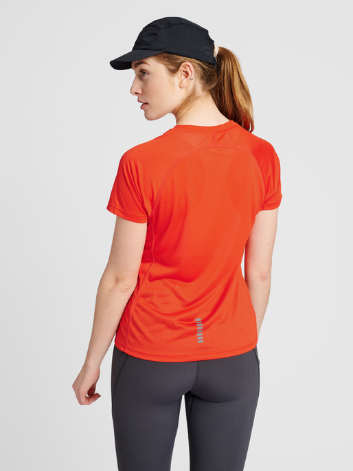 Orange running clearance t shirt