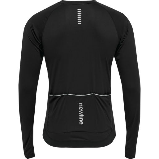 MENS CORE BIKE L/S JERSEY, BLACK, packshot