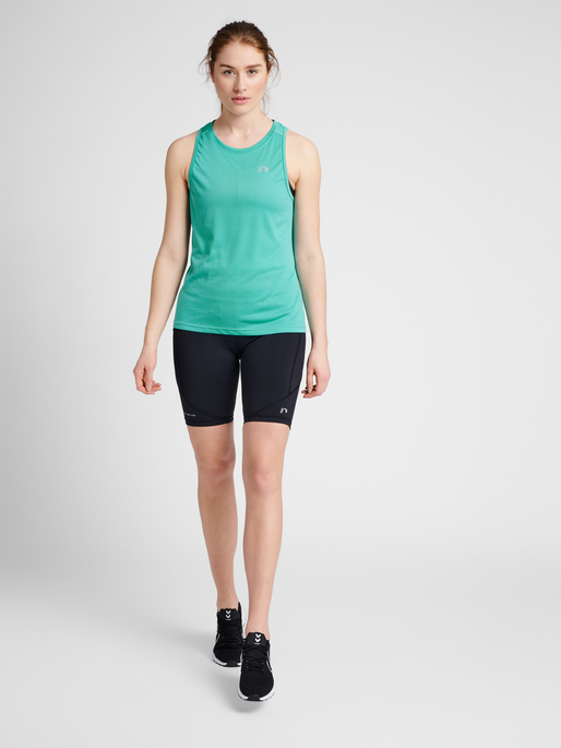 hummel WOMEN RUNNING SINGLET BLUE TURQUOISE hummel