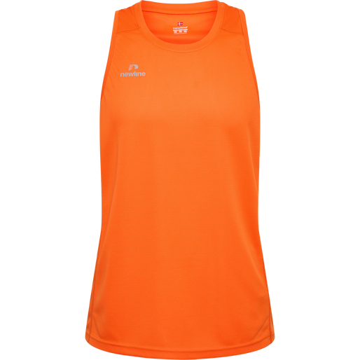 MEN'S ATHLETIC RUNNING SINGLET, ORANGE TIGER, packshot