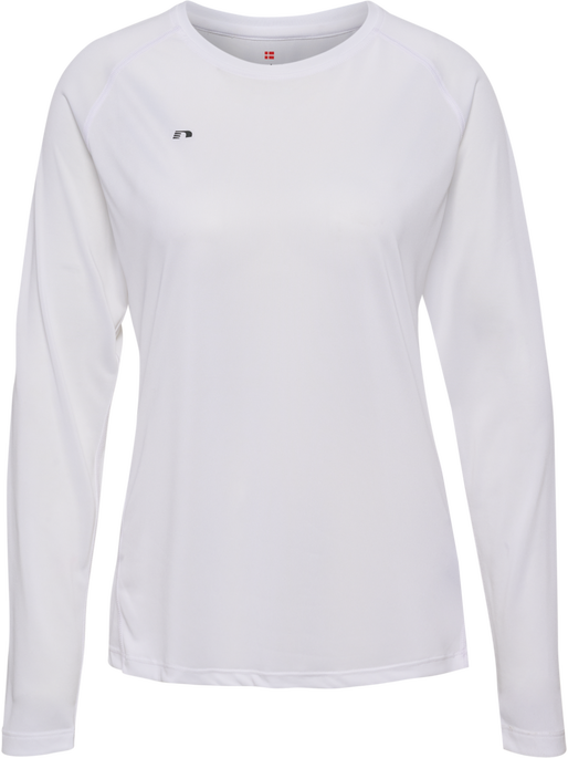nwlBEAT W T-SHIRT L/S, WHITE, packshot