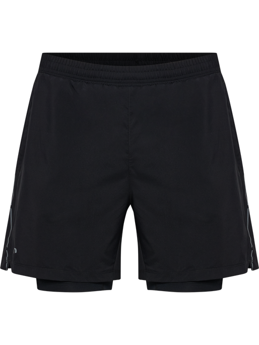 nwlFAST 2IN1 SHORTS, BLACK, packshot