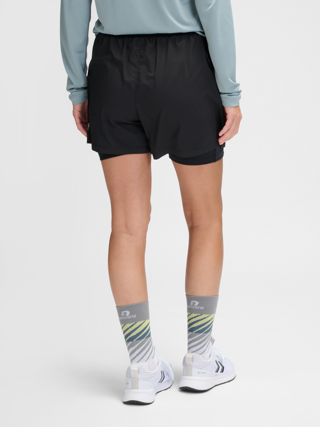 hummel nwlFAST 2IN1 ZIP POCKET SHORTS W BLACK hummel