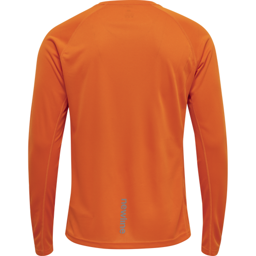 MEN CORE RUNNING T-SHIRT L/S, ORANGE TIGER, packshot