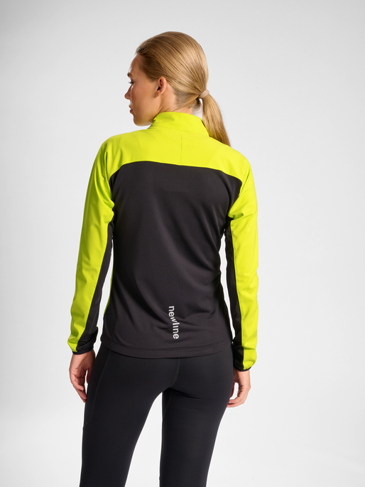 Yellow running discount jacket women's