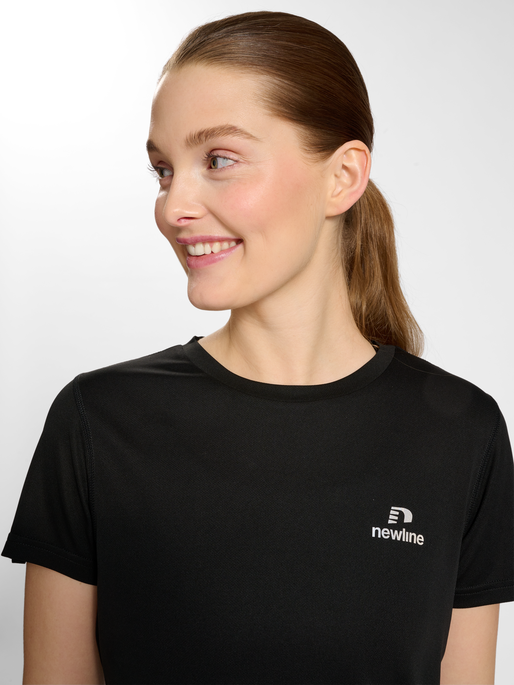 nwlMEMPHIS T-SHIRT S/S WOMAN, BLACK, model