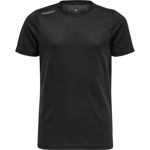 KIDS CORE FUNCTIONAL T-SHIRT S/S, BLACK, packshot
