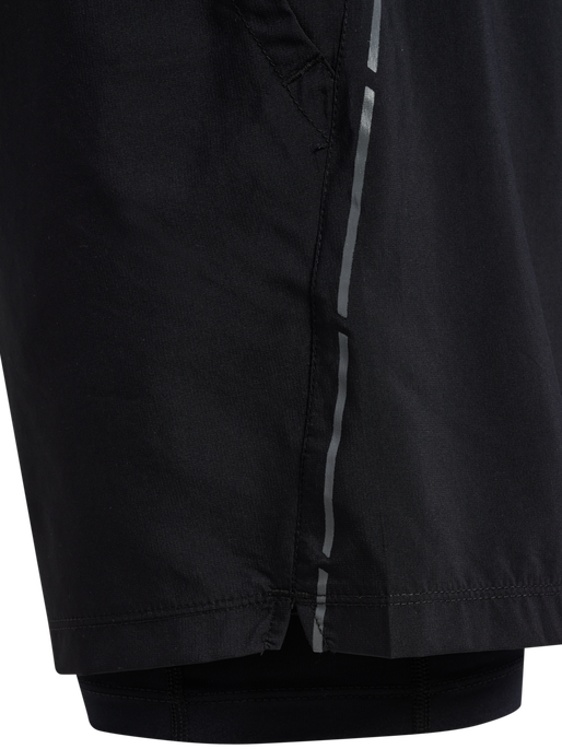 nwlFAST 2IN1 SHORTS, BLACK, packshot
