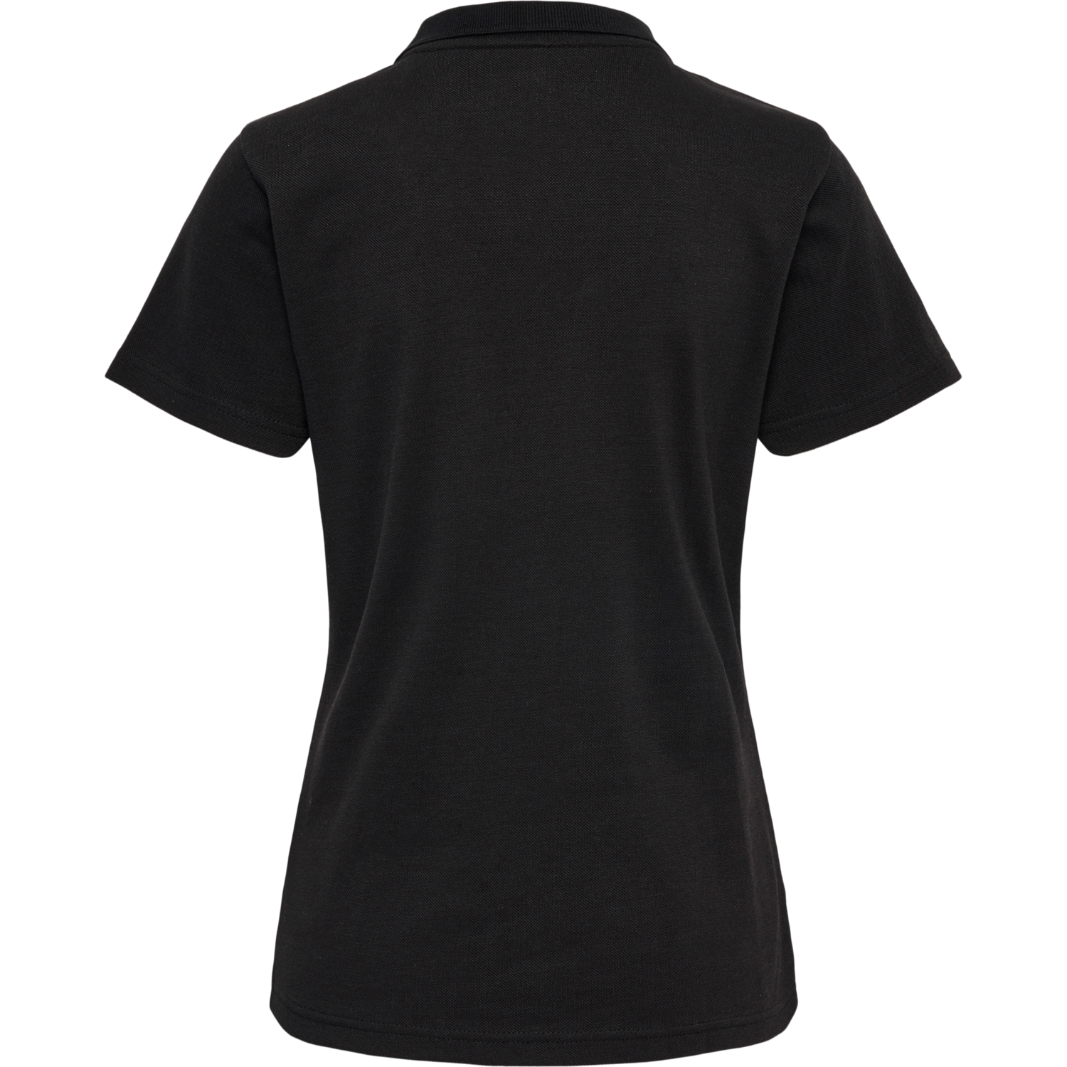 nwlLEA COTTON POLO WOMEN, BLACK, packshot