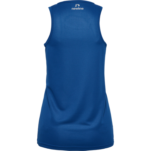 WOMEN'S ATHLETIC RUNNING SINGLET, TRUE BLUE, packshot