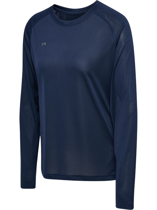 nwlBEAT W T-SHIRT L/S, BLACK IRIS, packshot