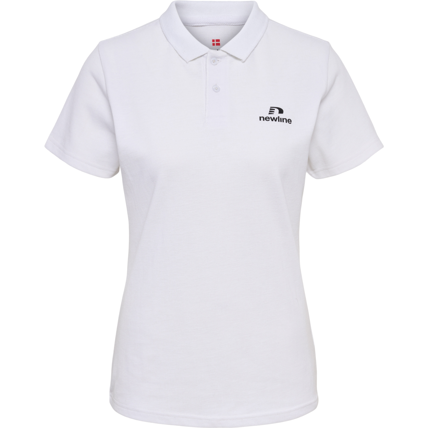 nwlLEA COTTON POLO WOMEN, WHITE, packshot