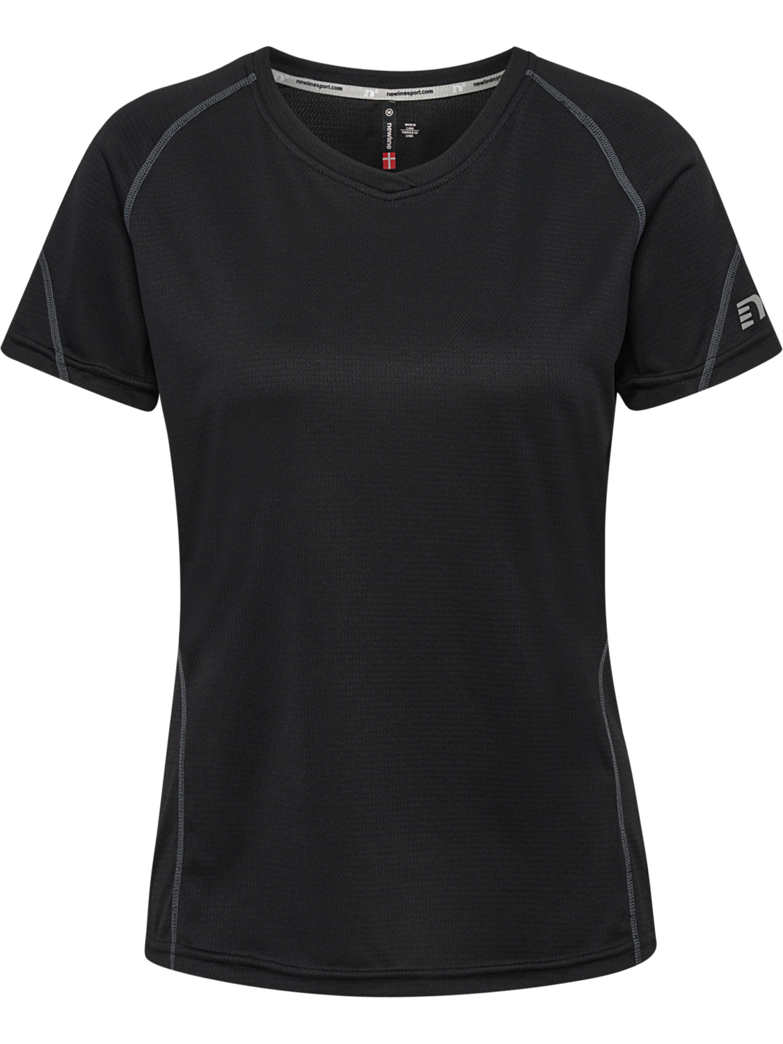 BASE COOLSKIN TEE, BLACK, packshot