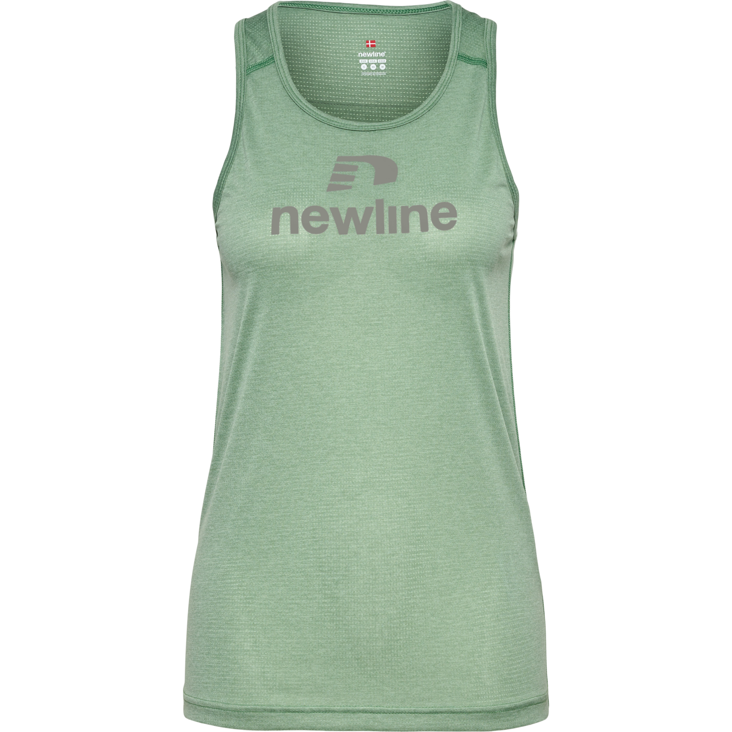 nwlFONTANA SINGLET WOMAN, GREEN BAY MELANGE, packshot