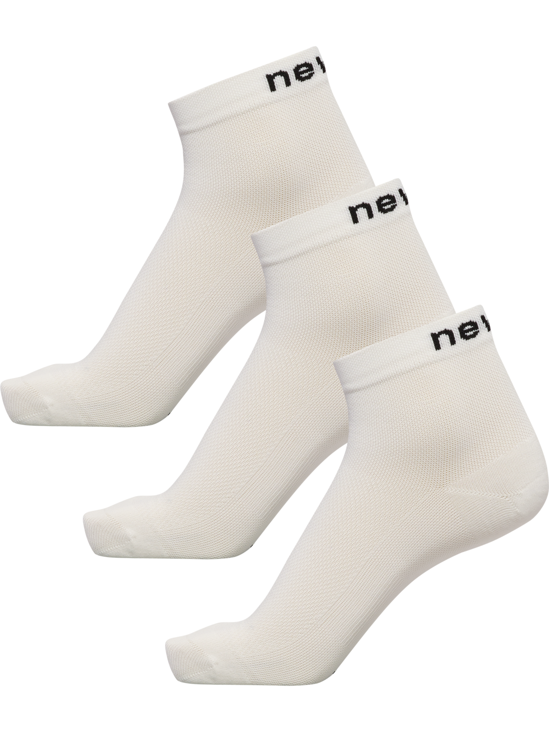 nwlDO FUNCTIONAL ANKLE SOCKS 3-PACK, WHITE, packshot