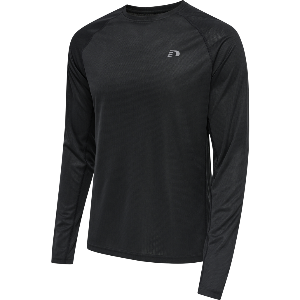 hummel MEN CORE RUNNING T SHIRT L S BLACK hummel