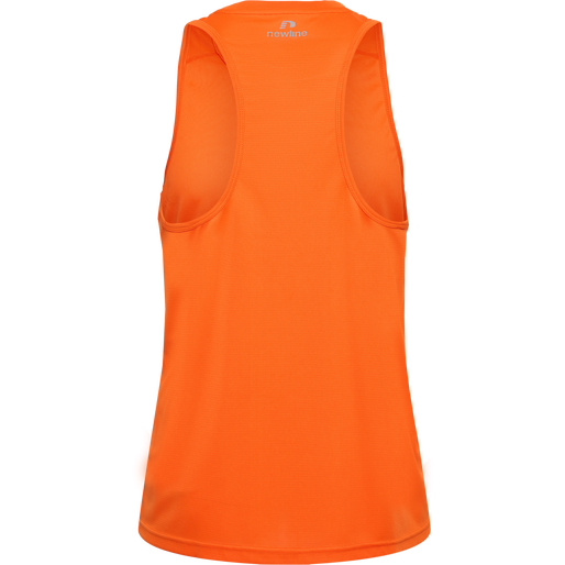 MEN'S ATHLETIC RUNNING SINGLET, ORANGE TIGER, packshot