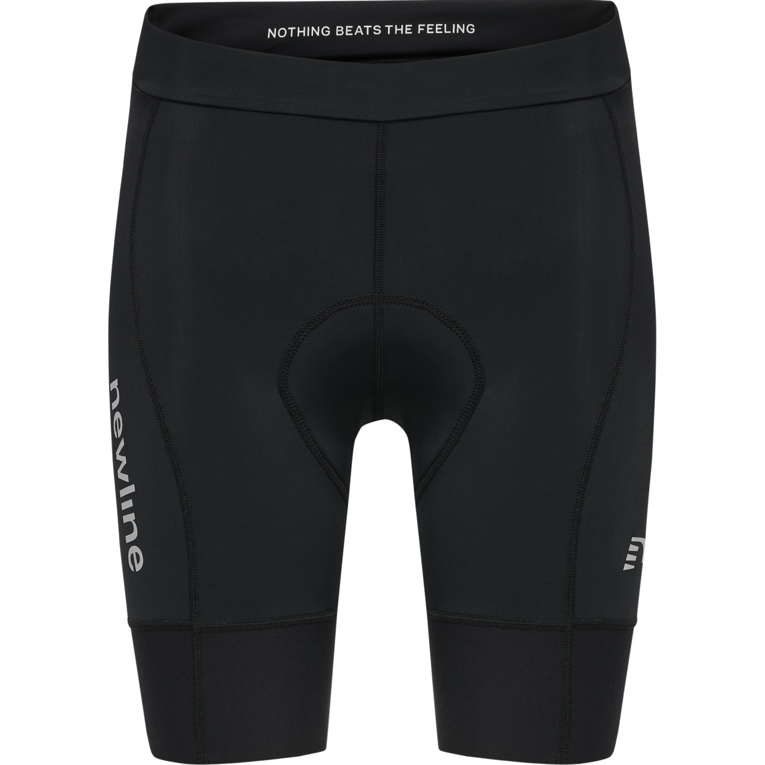 WOMENS CORE BIKE PANEL SHORTS, BLACK, packshot