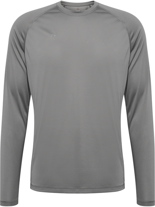 nwlBEAT T-SHIRT L/S, TITANIUM, packshot