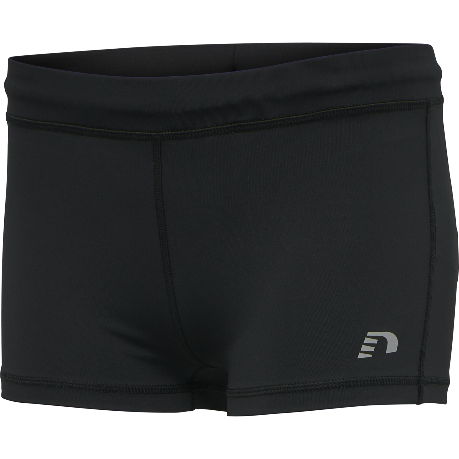 WOMEN CORE ATHLETIC HOTPANTS, BLACK, packshot