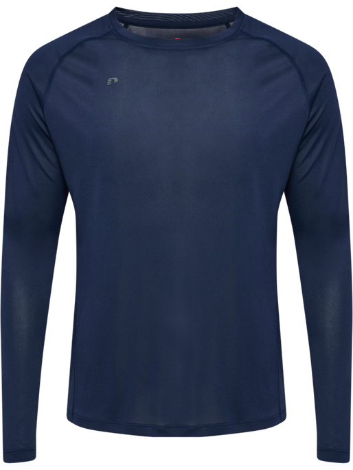 nwlBEAT T-SHIRT L/S, BLACK IRIS nwlBEAT T-SHIRT L/S, BLACK IRIS, packshot