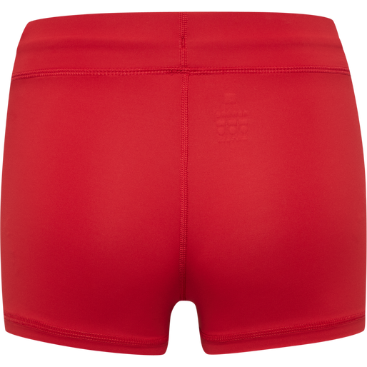 WOMEN CORE ATHLETIC HOTPANTS, TANGO RED, packshot