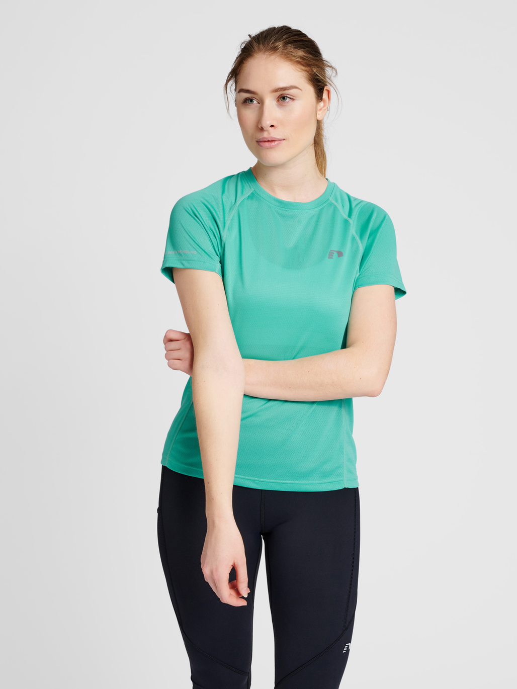 Turquoise running top top