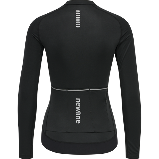 WOMENS CORE BIKE L/S JERSEY, BLACK, packshot